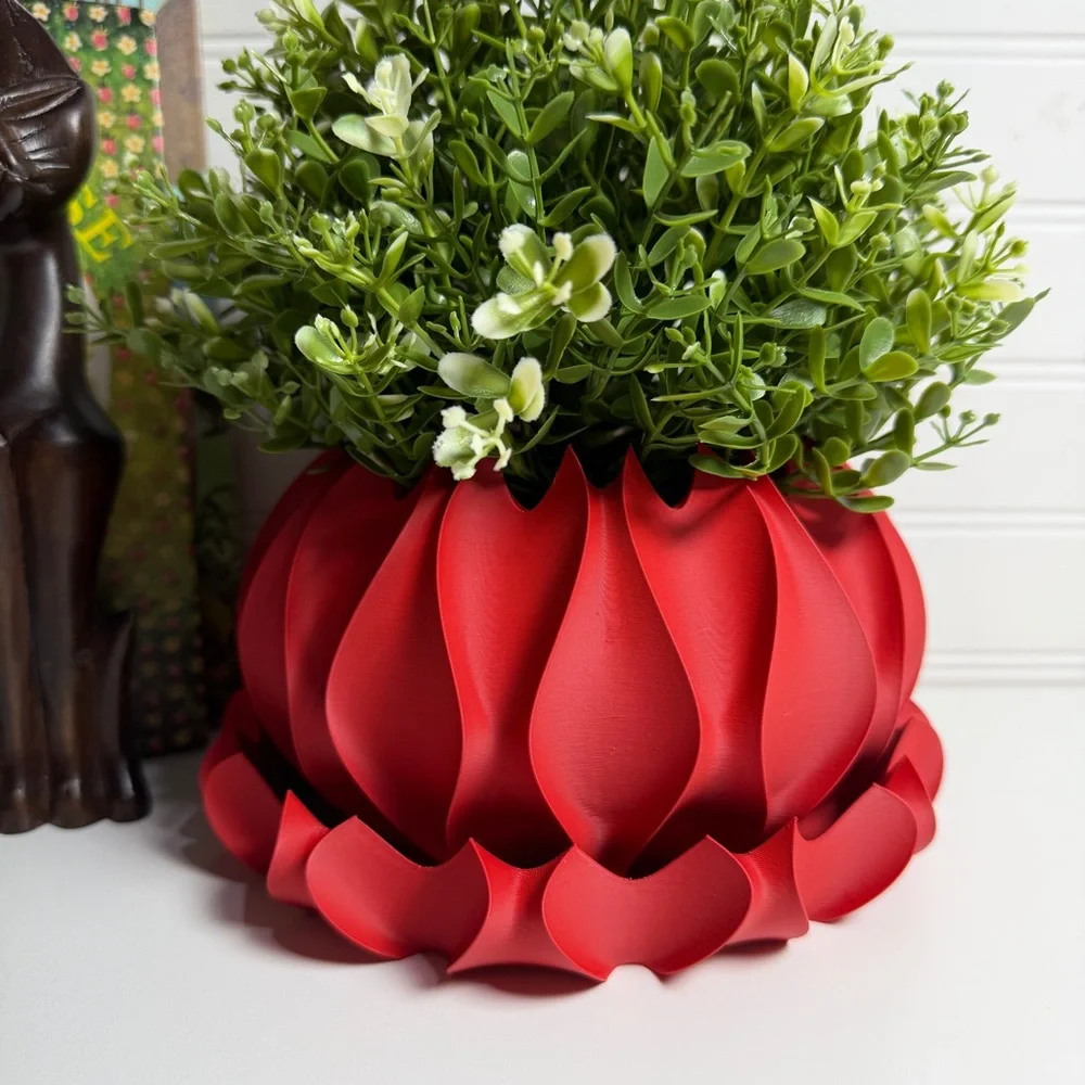 Abyssal Planter Pot, Planter with Drainage Tray, Houseplant Pot